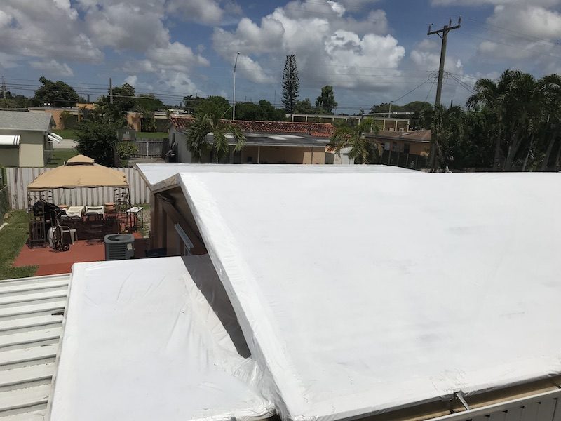 Shrink Wrap Roof in Miami